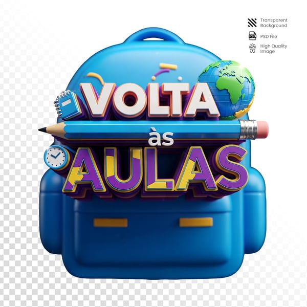 SELO 3D CAMPANHA PUBLICITARIA ESCOLAS VOLTA AULAS12