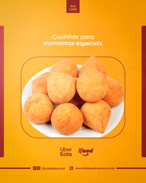 COXINHAS PARA MOMENTOS ESPECIAIS