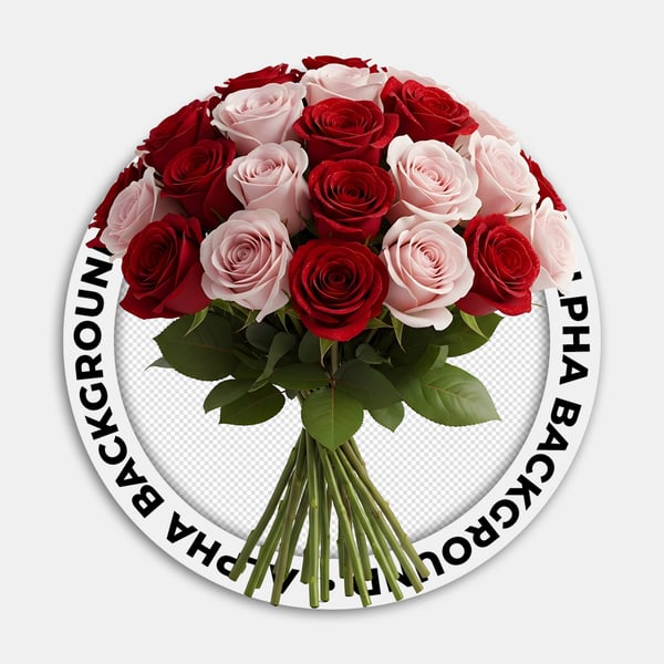 Buque de rosas vermelhas e rosas cor de rosa para o dia das mulheres 03