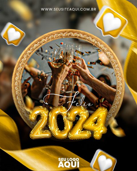 FEED | ANO NOVO | REVEILLON | PSD EDITÁVEL