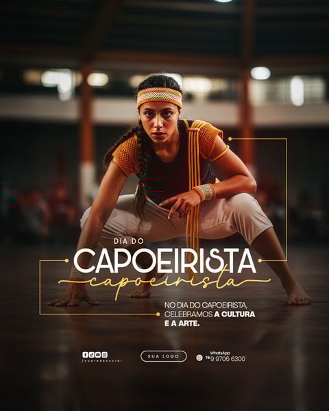 03 DE AGOSTO DIA DO CAPOEIRISTA CAPOEIRA FLYER SOCIAL MEDIA PSD EDITÁVEL 7
