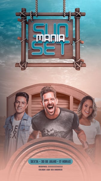 FLYER EVENTO MANIA SUNSET STORIES