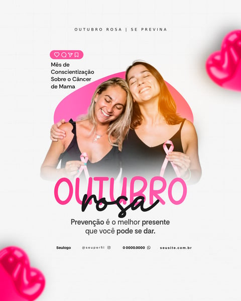 OUTUBRO ROSA CAMPANHA SOCIAL MEDIA PSD 12