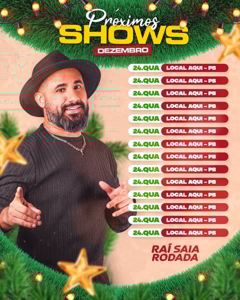 FLYER EVENTO FIM DE ANO (NATAL E ANO NOVO)