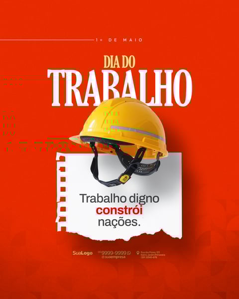 SOCIAL MEDIA DIA DO TRABALHO