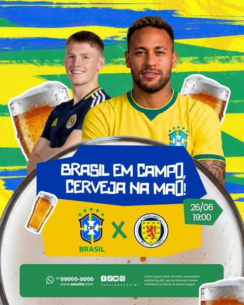 BAR ESPORTIVO JOGO BRASIL COPA DO MUNDO 2026 SOCIAL MEDIA PSD EDITÁVEL 6
