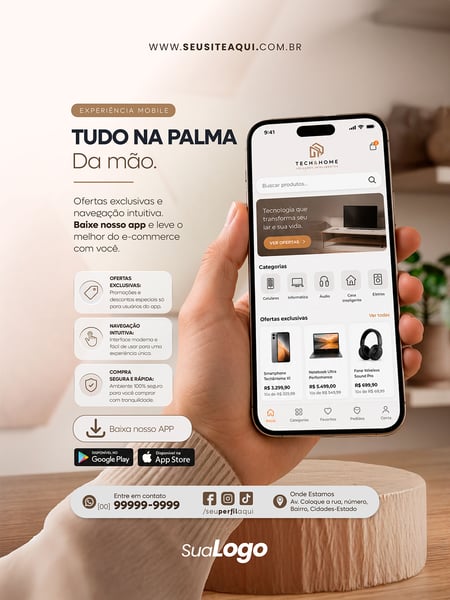 POST FEED LOJA E COMMERCE SOCIAL MEDIA TEMPLATE PSD EDITÁVEL 07