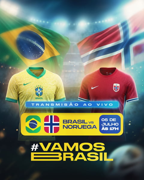 FLYER BRASIL RUMO AO HEXA FEED 3 PSD EDITÁVEL
