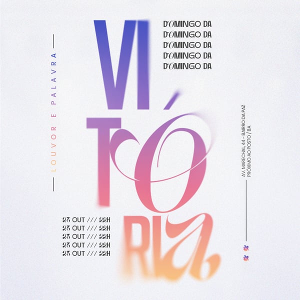 FLYER GOSPEL CULTO DOMINGO DE LOUVOR E ADORAÇÃO IGREJA SOCIAL MEDIA PSD EDITÁVEL