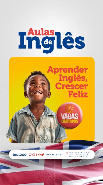 STORY - AULAS DE INGLÊS - APRENDER INGLÊS É CRESCER FELIZ