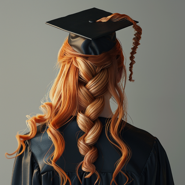 59W - PENTEADO COM BECA E CAPELO DE FORMATURA
