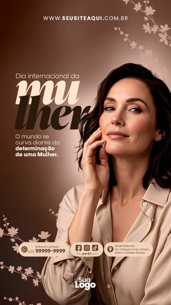 STORY DIA DA MULHER SOCIAL MEDIA PSD EDITÁVEL 12