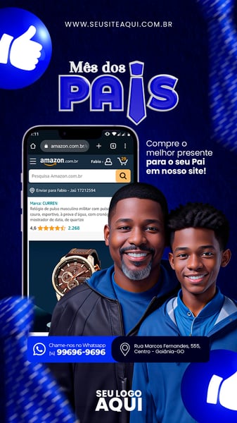 POST STORY - FELIZ DIA DOS PAIS - MÊS DOS PAIS