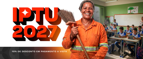 BANNER IPTU 2027 LIMPEZA URBANA PSD EDITÁVEL