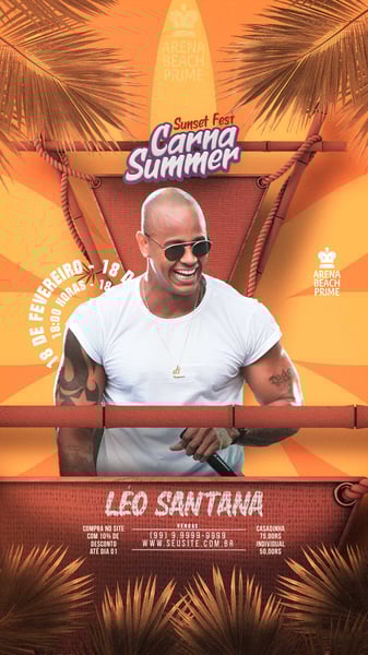 FLYER ARTISTA EVENTO SUMMER STORIES