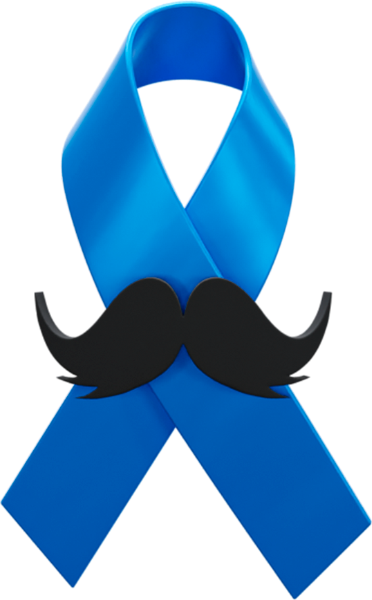 SELO 3D NOVEMBRO AZUL LAÇO COM BIGODE