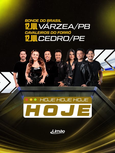 HOJE 12JUL - ARTISTAS