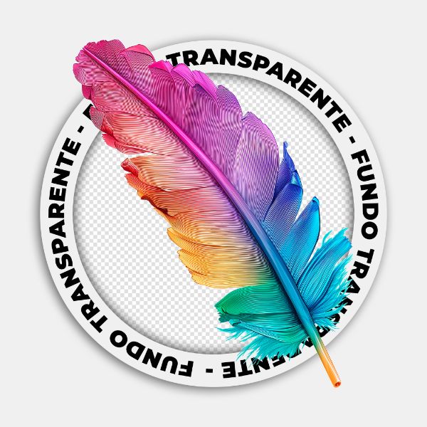 PENA COLORIDA | CARNAVAL | IMAGEM SEM FUNDO | PSD EDITÁVEL