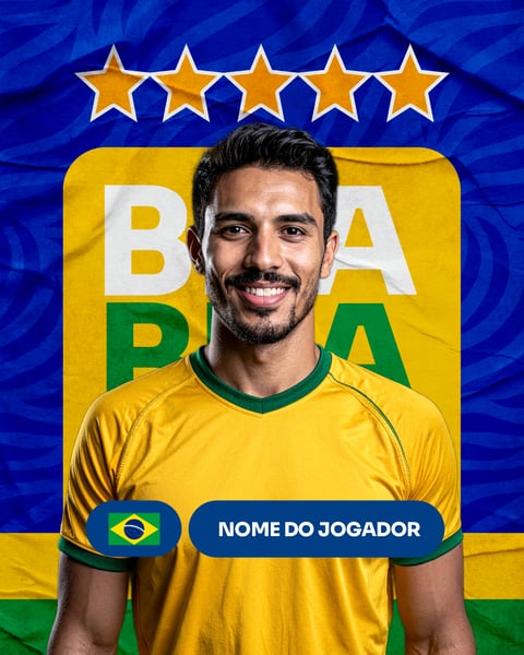 COPA DO MUNDO 2026 BRASIL RUMO AO HEXA SOCIALMEDIA PSD 1