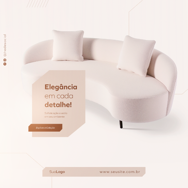 LOJA DE MÓVEIS E DECORAÇÃO SOCIAL MEDIA FEED