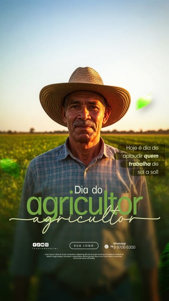 28 DE JULHO - DIA NACIONAL DO AGRICULTOR FLYER SOCIAL MEDIA PSD EDITÁVEL 5