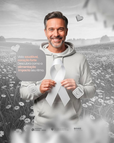 FLYER SADE ALIMENTAO CORAO FORTE HOMEM CAMPO DETALHES NUTRIO