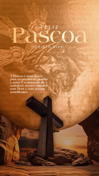 FELIZ PÁSCOA CRISTO VIVE ST