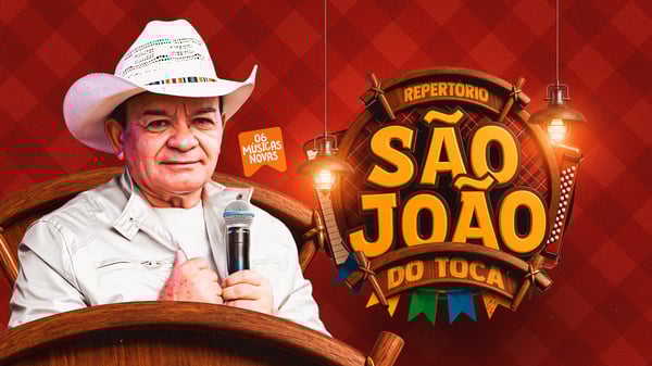 FLYER THUMB CAPA CD SÃO JOÃO BANNER YOUTUBE PSD EDITÁVEL