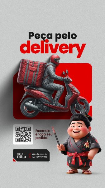 STORY - SUSHI - PEÇA PELO DELIVERY