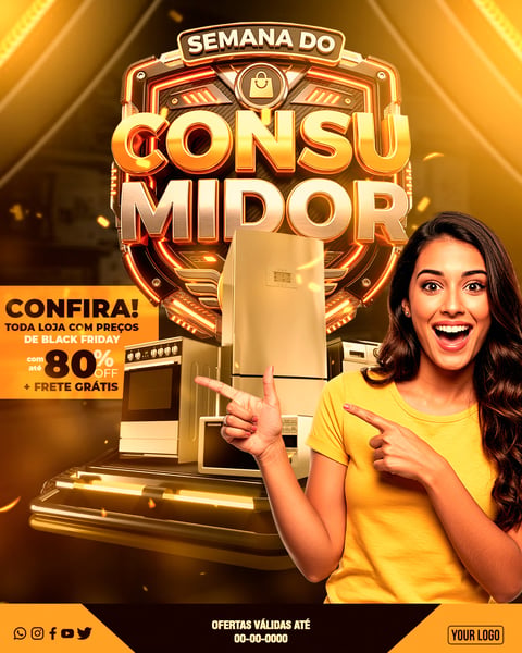 ARTES PARA O DIA DO CONSUMIDOR MODELO 04 FEED