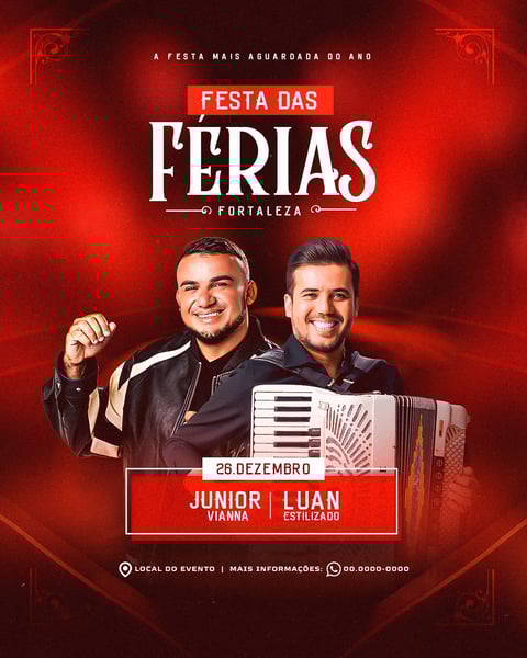 QGZ FLYER SHOW, FESTA DAS FÉRIAS, SOCIAL MEDIA ARTISTAS E EVENTOS