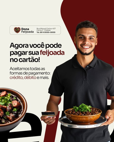 FEIJOADA  ACEITAMOS CARTÃO DE CRÉDITO