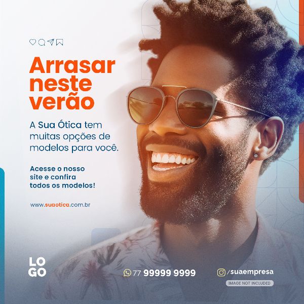 ARRASAR NESTE VERÃO | SOCIAL MEDIA - ÓTICA