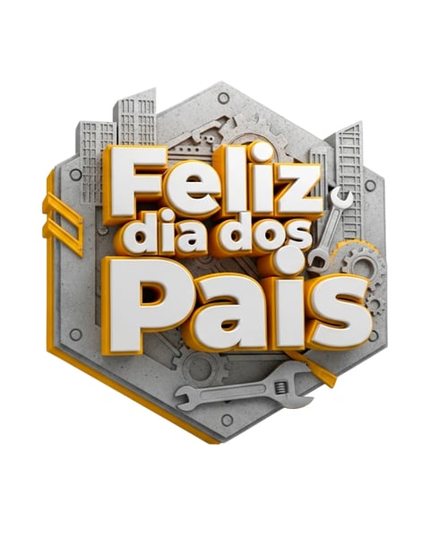 DIA DOS PAIS - Selo 3d