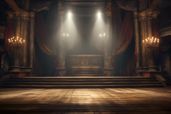 BACKGROUND COM LUZES E LED PALCO SHOW EVENTO PARA COMPOSIÇÃO SOCIAL MEDIA PLANO DE FUNDO