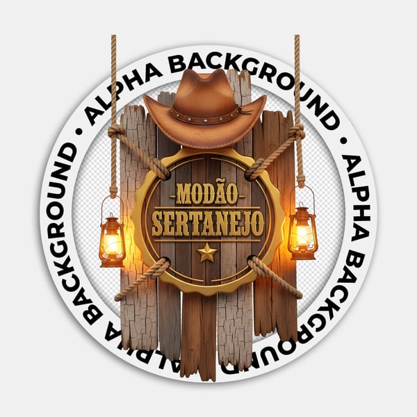 Selo 3D SERTANEJO MODÃO SERTANEJO 03