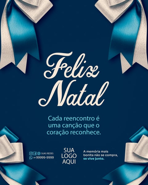 FELIZ NATAL SOCIAL MEDIA PSD EDITÁVEL 2