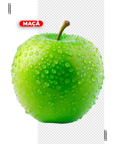 FRUTA | MAÇÃ | IMAGEM SEM FUNDO | PSD EDITÁVEL