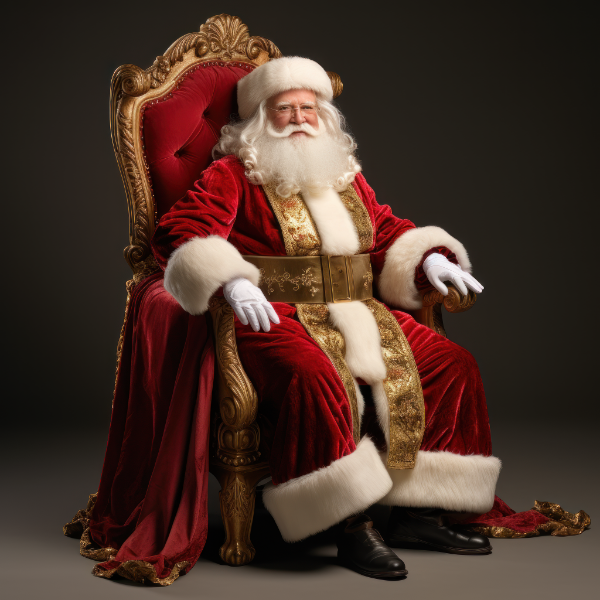 PAPAI NOEL PERSONAGEM  NATALINO REALISTA PARA COMPOSIÇÃO SOCIAL MEDIA