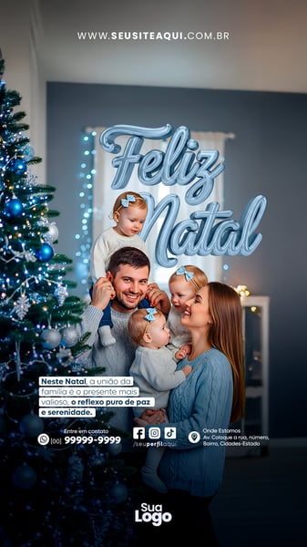 STORY FELIZ NATAL BOA FESTAS 25 DE DEZEMBRO SOCIAL MEDIA PSD EDITÁVEL 9