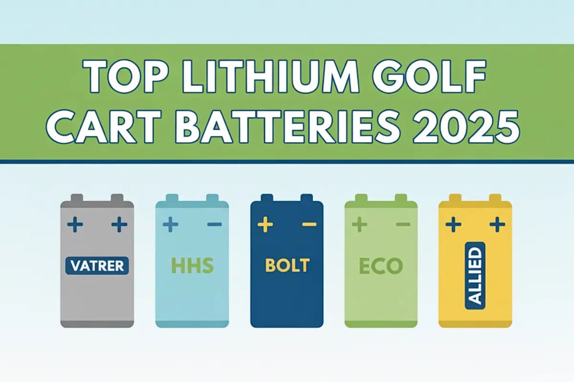 Top 5 Lithium Golf Cart Battery Brands in 2025