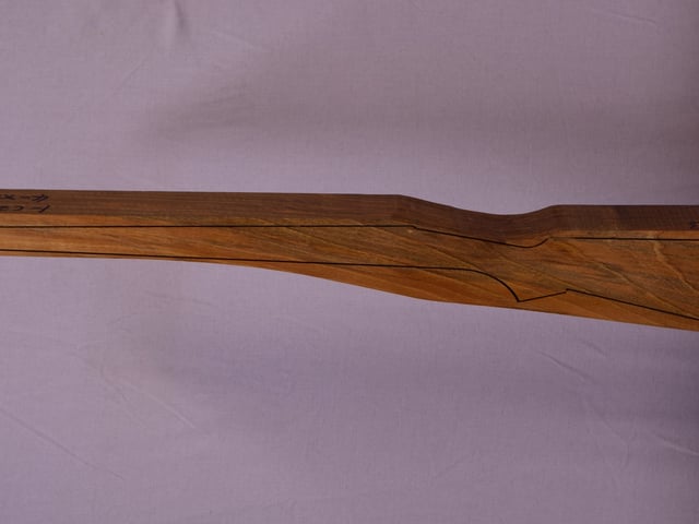 Left side of VR014 stockwood blank