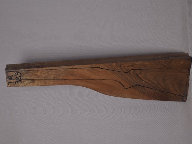 Left side of TR 339 stockwood blank
