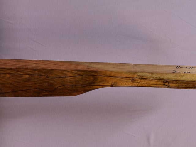 Right side of TR 127 stockwood blank