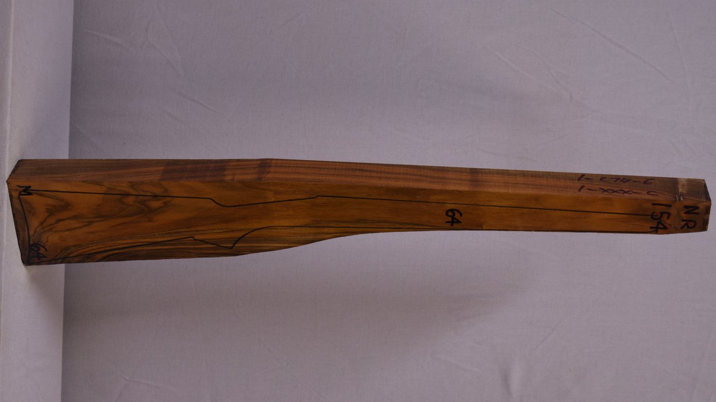 Right side of NR 154 stockwood blank