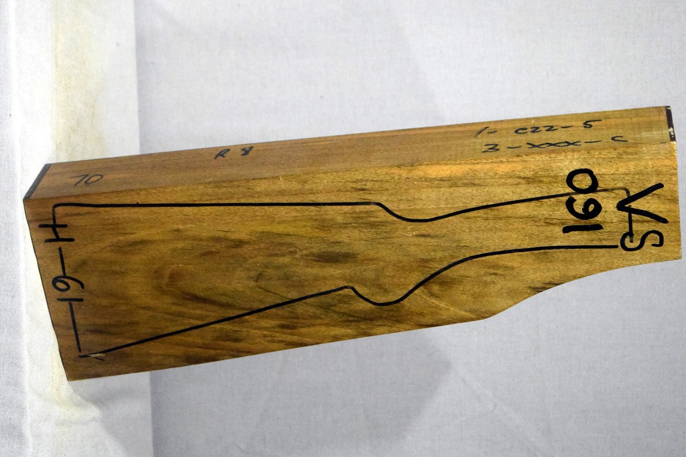 Right side of VS 091 stockwood blank