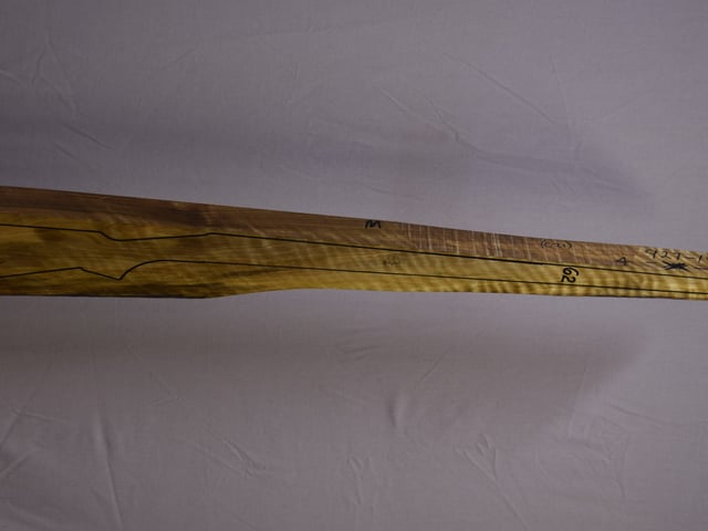 Right side of TM 005 stockwood blank