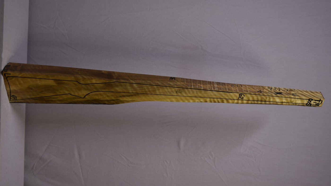Right side of TM 005 stockwood blank