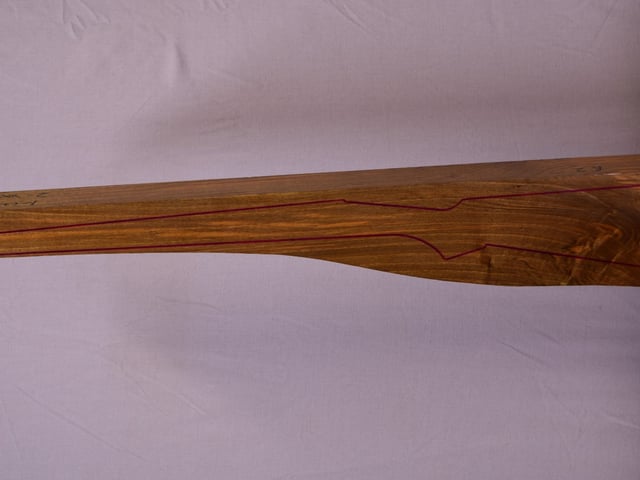 Left side of QR006 stockwood blank