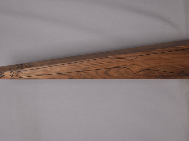 Left side of VR 149 stockwood blank